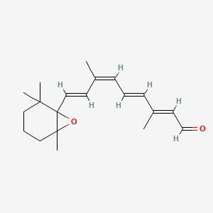 (2E,4E,6Z,8E)-3,7-Dimethyl-9-(2,2,6-trimethyl-7-oxabicyclo[4.1.0]heptan-1-yl)nona-2,4,6,8-tetraenal
