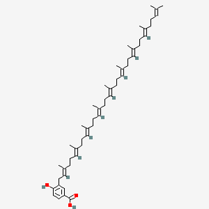 molecular formula C52H78O3 B1236112 Nonaprenyl-4-hydroxybenzoate CAS No. 38332-13-7
