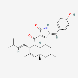 molecular formula C32H41NO3 B1236113 Talaroconvolutin A 