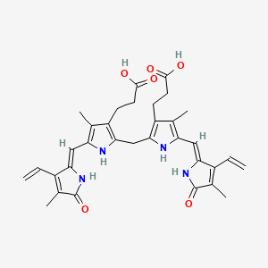 molecular formula C33H36N4O6 B1236116 Bilirubin XIIIalpha 