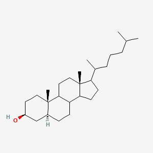 (3S,5S,10S,13R)-10,13-dimethyl-17-(6-methylheptan-2-yl)-2,3,4,5,6,7,8,9,11,12,14,15,16,17-tetradecahydro-1H-cyclopenta[a]phenanthren-3-ol