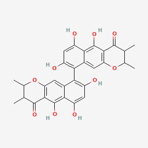 molecular formula C30H26O10 B1236121 Chaetochromin A CAS No. 75514-37-3
