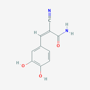 (2Z)-2-cyano-3-(3,4-dihydroxyphenyl)prop-2-enamide
