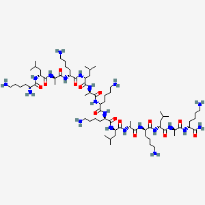 molecular formula C72H139N21O14 B12361332 d-(KLAKLAK)2, Proapoptotic Peptide 