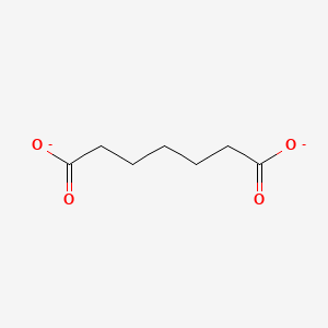 molecular formula C7H10O4-2 B1236134 Heptanedioate 