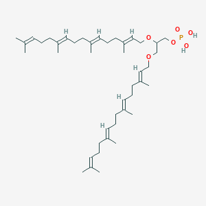 molecular formula C43H73O6P B1236137 2,3-Bis-O-(geranylgeranyl)glycerol 1-phosphate 