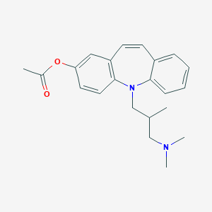 B123614 [11-[3-(Dimethylamino)-2-methylpropyl]benzo[b][1]benzazepin-3-yl] acetate CAS No. 158798-74-4