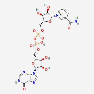 molecular formula C21H26N6O15P2 B12361425 Deamino-NAD 