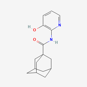 molecular formula C16H20N2O2 B1236143 Adamantane-1-carboxylic acid (3-hydroxy-pyridin-2-yl)-amide 