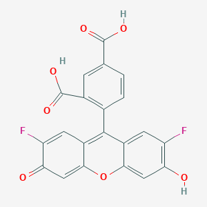 molecular formula C21H10F2O7 B1236147 Oregon green 488 carboxylate CAS No. 195136-52-8