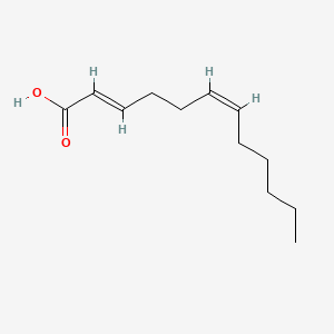 molecular formula C12H20O2 B1236153 (2E,6Z)-Dodeca-2,6-dienoic acid CAS No. 94088-26-3