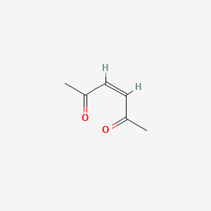 molecular formula C6H8O2 B1236164 3-Hexene-2,5-dione, (3Z)- CAS No. 17559-81-8