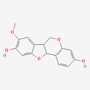molecular formula C16H14O5 B1236169 Kushenin 