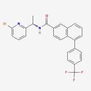 molecular formula C25H18BrF3N2O B12361790 TEAD ligand 1 