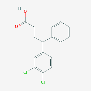 molecular formula C16H14Cl2O2 B123619 4-(3,4-Dichlorophenyl)-4-phenylbutanoic acid CAS No. 79560-18-2