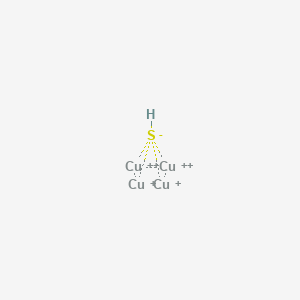 molecular formula Cu4HS+5 B1236201 mu4-sulfido-quadro-tetracopper(4Cu--Cu)(6+) 