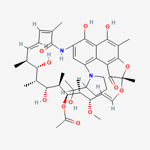 molecular formula C43H58N2O12 B1236205 Halomicin B CAS No. 54356-09-1