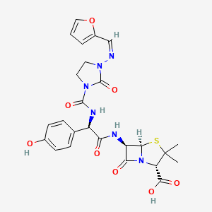 molecular formula C25H26N6O8S B1236212 Fuzlocillin 