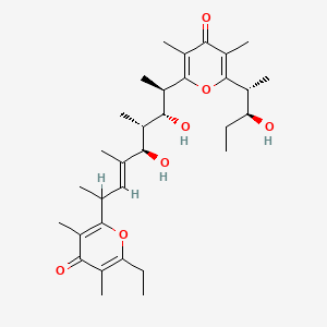 molecular formula C32H48O7 B1236214 Ilikonapyrone CAS No. 88130-78-3