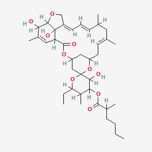 molecular formula C39H58O10 B1236219 Milbemycin alpha7 CAS No. 56197-06-9