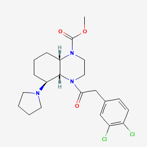 molecular formula C22H29Cl2N3O3 B12362367 K-Opioid receptor agonist-1 