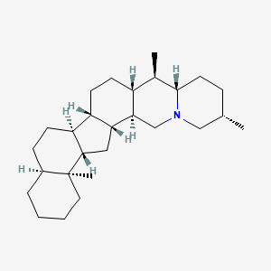molecular formula C27H45N B1236238 Cevane 