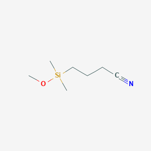 molecular formula C7H15NOSi B123625 3-Cyanopropyldimethylmethoxysilane CAS No. 143203-47-8