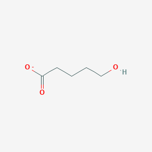 molecular formula C5H9O3- B1236267 5-Hydroxypentanoate 