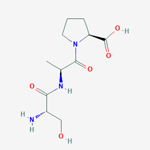 molecular formula C11H19N3O5 B12362835 Ser-Ala-Pro CAS No. 403694-80-4