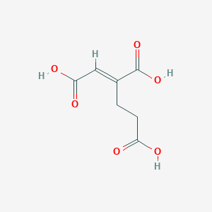 molecular formula C7H8O6 B1236287 trans-Homoaconitate 