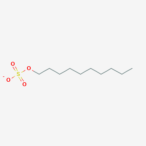 molecular formula C10H21O4S- B1236291 Decyl sulfate 