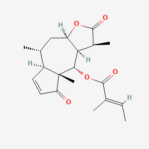 molecular formula C20H26O5 B1236298 Microhelenin C CAS No. 63569-07-3