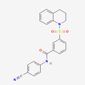 molecular formula C23H19N3O3S B12363428 GA32 