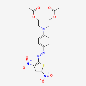 molecular formula C18H19N5O8S B12363491 C.I. Disperse blue 284 CAS No. 71872-43-0