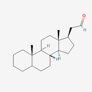 molecular formula C21H34O B1236353 Pregnan-21-al 