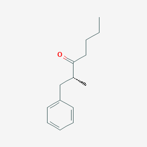 molecular formula C14H20O B123636 (R)-2-Methyl-1-phenyl-3-heptanone CAS No. 159213-12-4