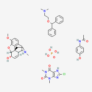 molecular formula C50H61ClN7O12P B1236361 Migraeflux-orange CAS No. 78168-91-9