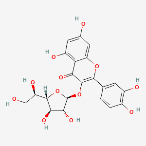 molecular formula C21H20O12 B1236362 Isohyperoside CAS No. 35589-21-0