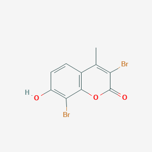 3,8-dibromo-7-hydroxy-4-methyl-2H-chromen-2-one