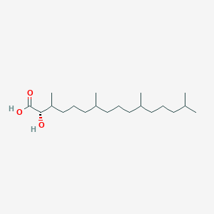 molecular formula C20H40O3 B1236366 (2S)-2-hydroxyphytanic acid 