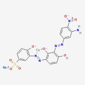 molecular formula C18H11CuN6NaO8S B12363664 C.I. Acid brown 83 