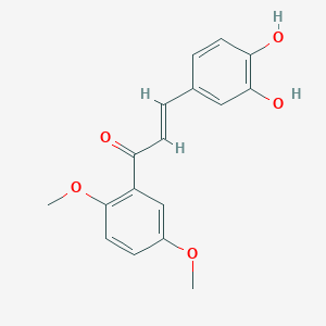 molecular formula C17H16O5 B1236367 2',5'-Dimethoxy-3,4-dihydroxychalcone CAS No. 152809-88-6