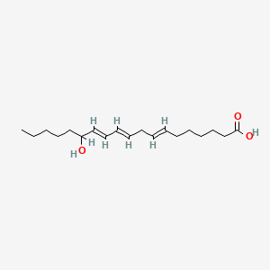 (7E,10E,12E)-14-hydroxynonadeca-7,10,12-trienoic acid