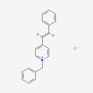 molecular formula C20H18ClN B1236385 N-Benzyl-4-styrylpyridinium CAS No. 23369-64-4