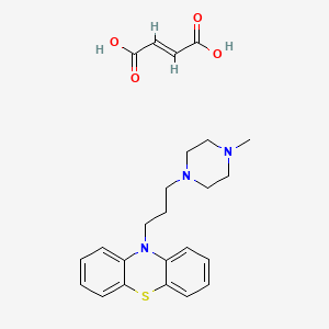molecular formula C24H29N3O4S B1236387 Perazine maleate CAS No. 6002-77-3
