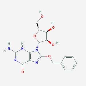 molecular formula C17H19N5O6 B123639 8-(Benzyloxy)guanosine CAS No. 3868-36-8