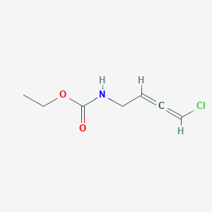 molecular formula C7H10ClNO2 B012364 Ethyl N-(4-chlorobuta-2,3-dienyl)carbamate CAS No. 107427-28-1