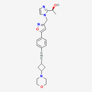 molecular formula C25H28N4O3 B12364006 LpxC-IN-13 