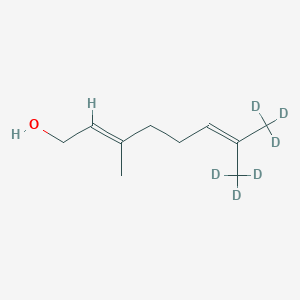 molecular formula C10H18O B123641 Geraniol-D6 CAS No. 66063-44-3