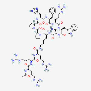 molecular formula C71H108N28O12 B12364214 JLB2-110c 